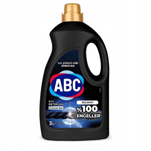Płyn do prania ABC 3 l – 45 prań, czarny