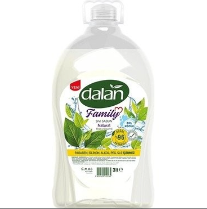 DALAN MYDŁO W PŁYNIE 3 LT NATURALNE