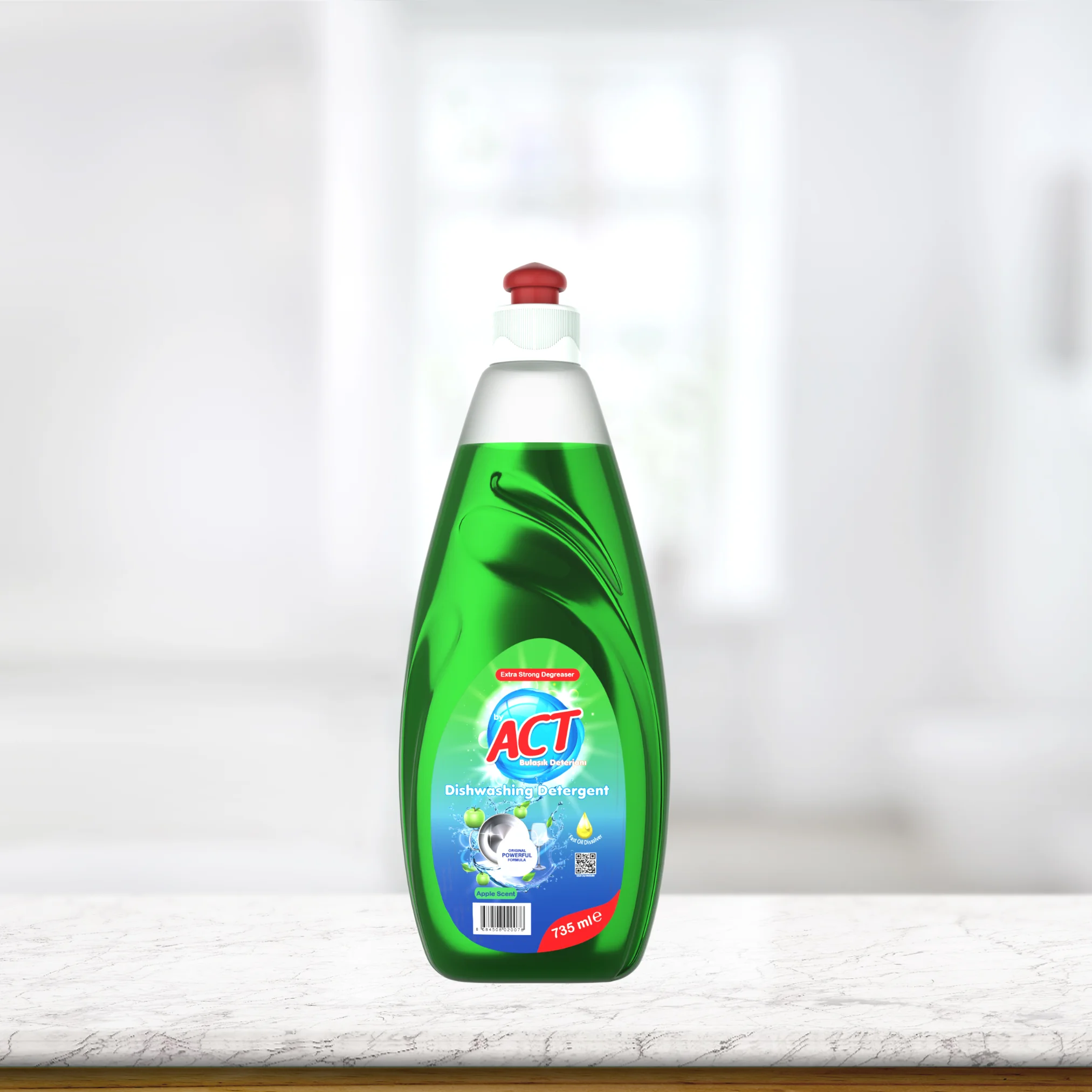 Płyn do naczyń Act 735 ml – Limonkowy